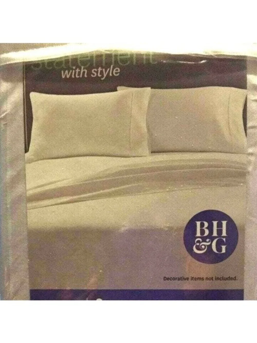 Better Homes & Gardens 300 Thread Count King Pillowcases Platinum Silver Cotton